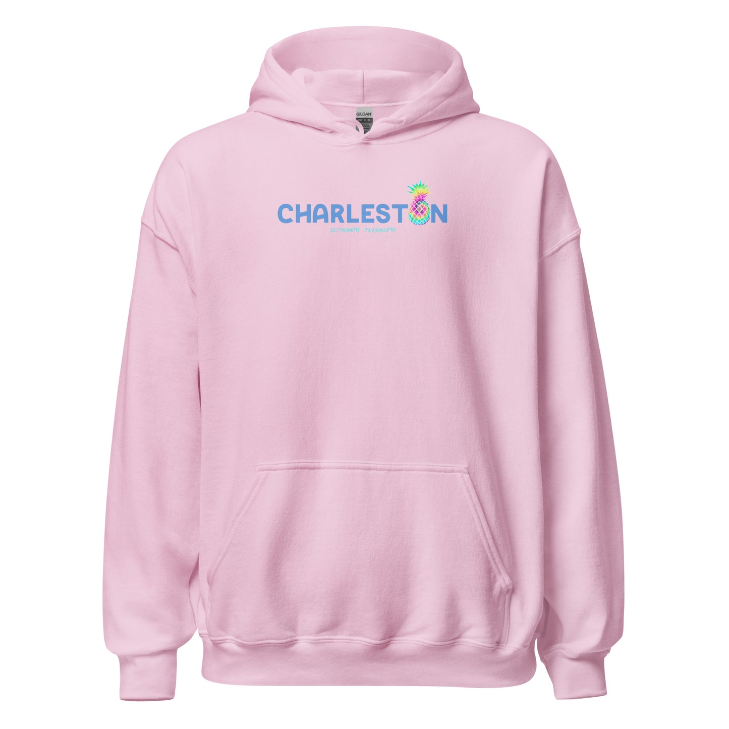 Charleston w/ Coordinates - Heavy Weight Hoodie