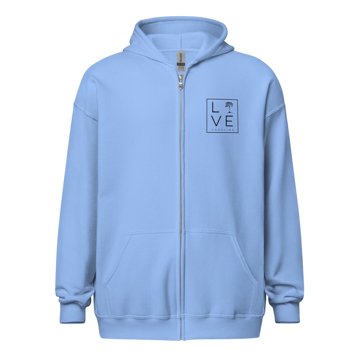 LIVE Carolina - Heavy Blend Zip Hoodie