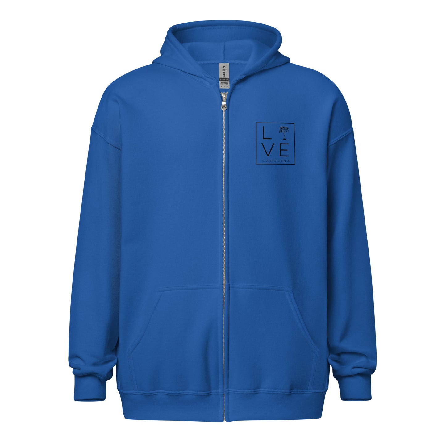 LIVE Carolina - Heavy Blend Zip Hoodie