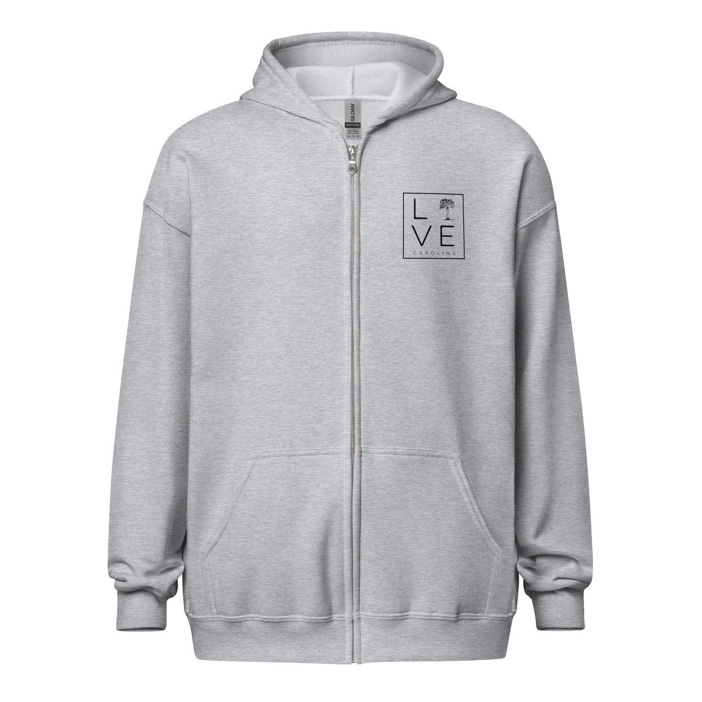 LIVE Carolina - Heavy Blend Zip Hoodie