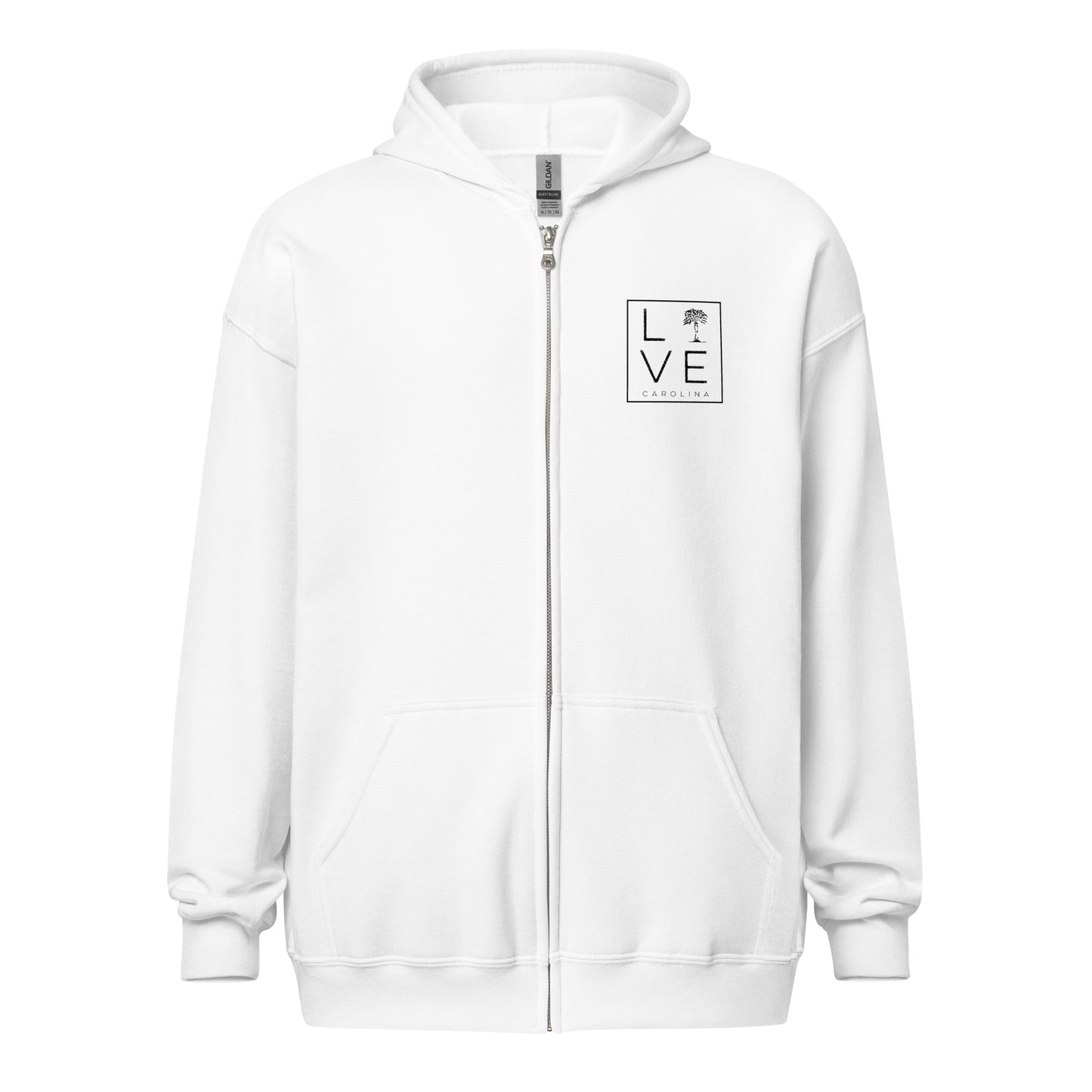 LIVE Carolina - Heavy Blend Zip Hoodie