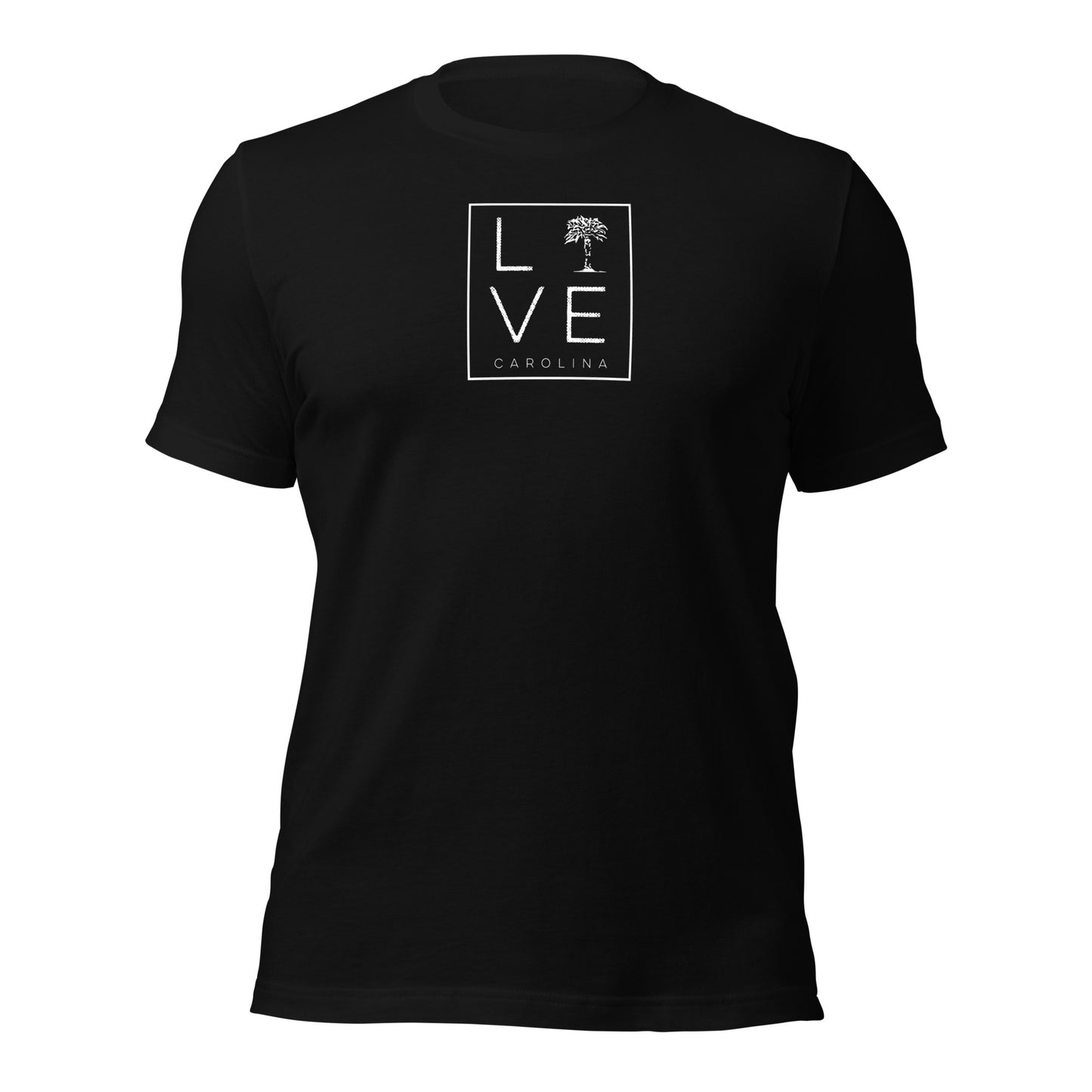 LIVE Carolina Square in White - Tee