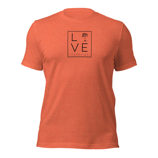 LIVE Carolina Square in Black - Tee