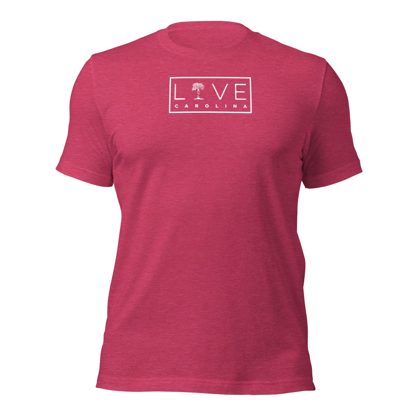 LIVE Carolina Rectangle in White - Tee