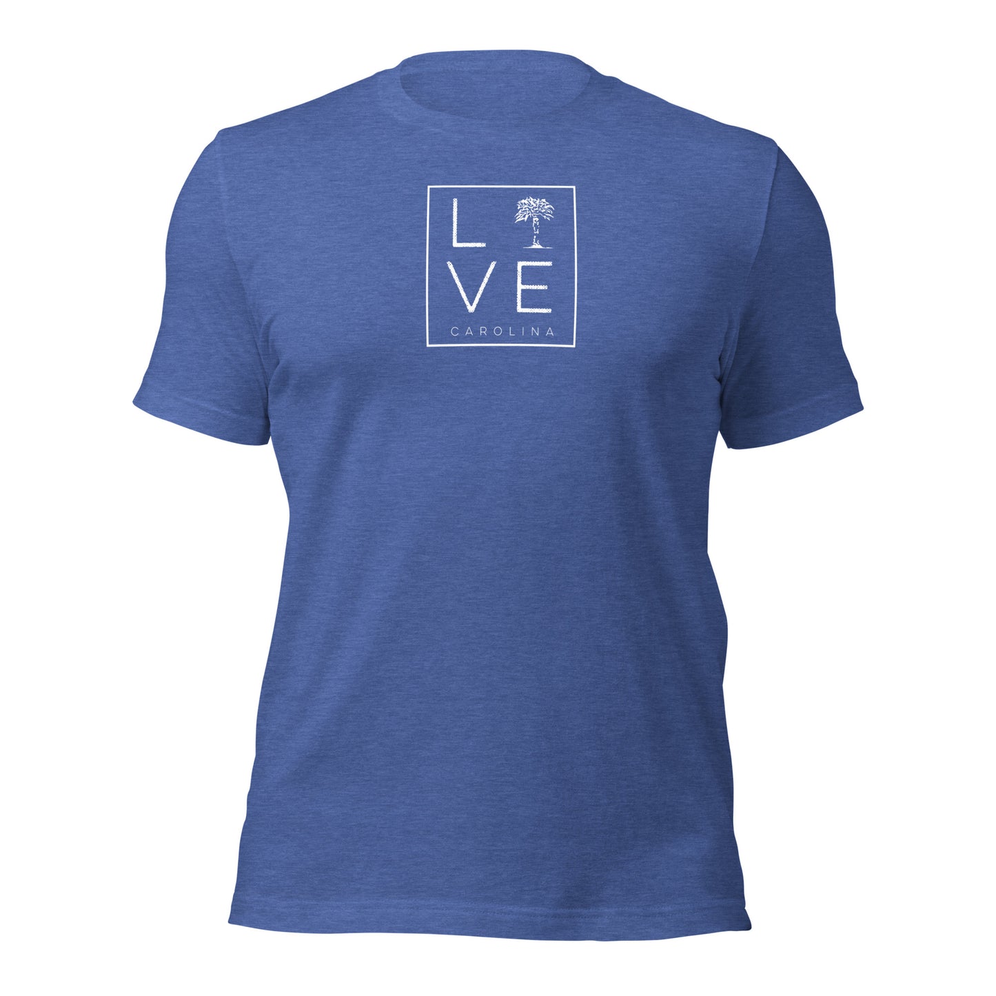 LIVE Carolina Square in White - Tee