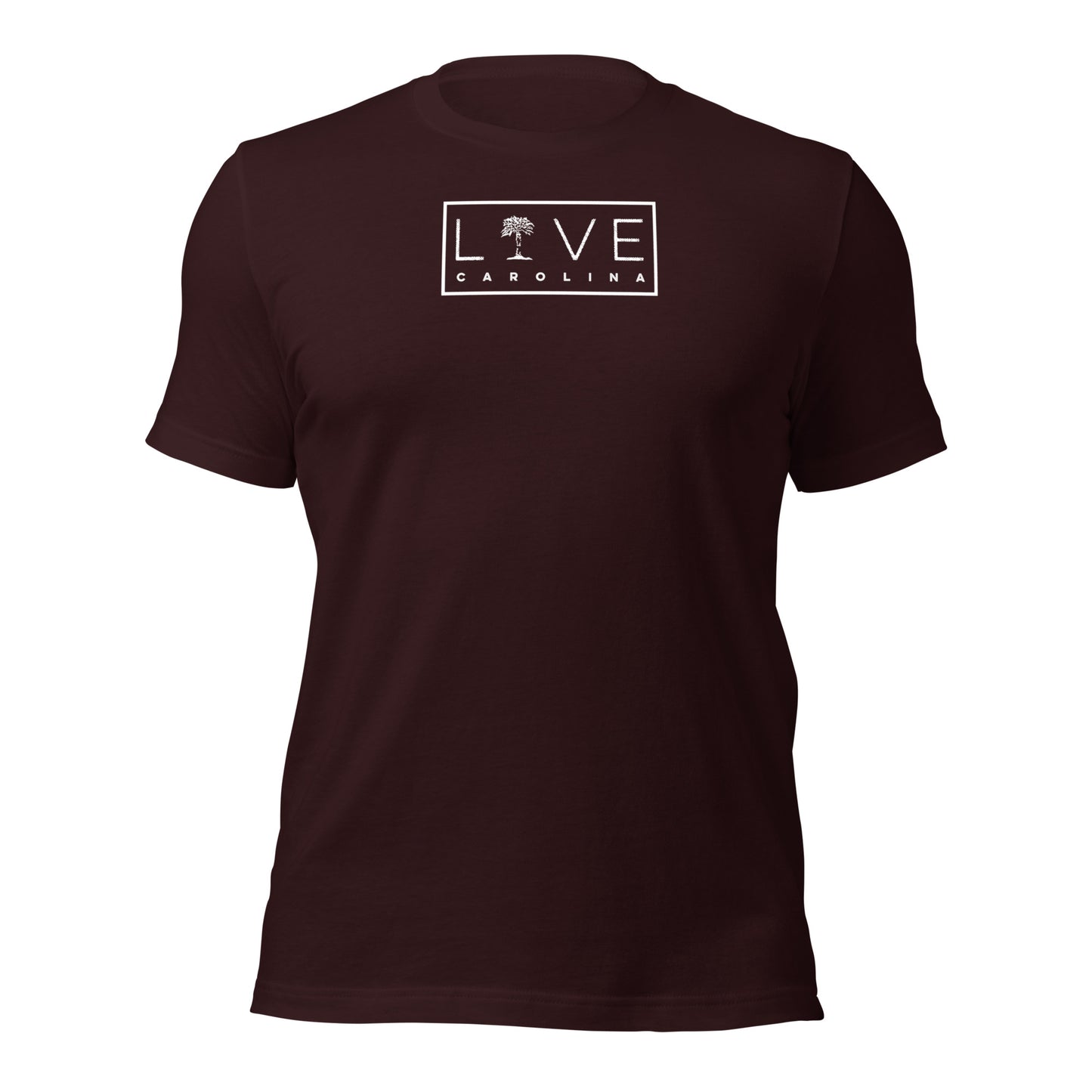 LIVE Carolina Rectangle in White - Tee