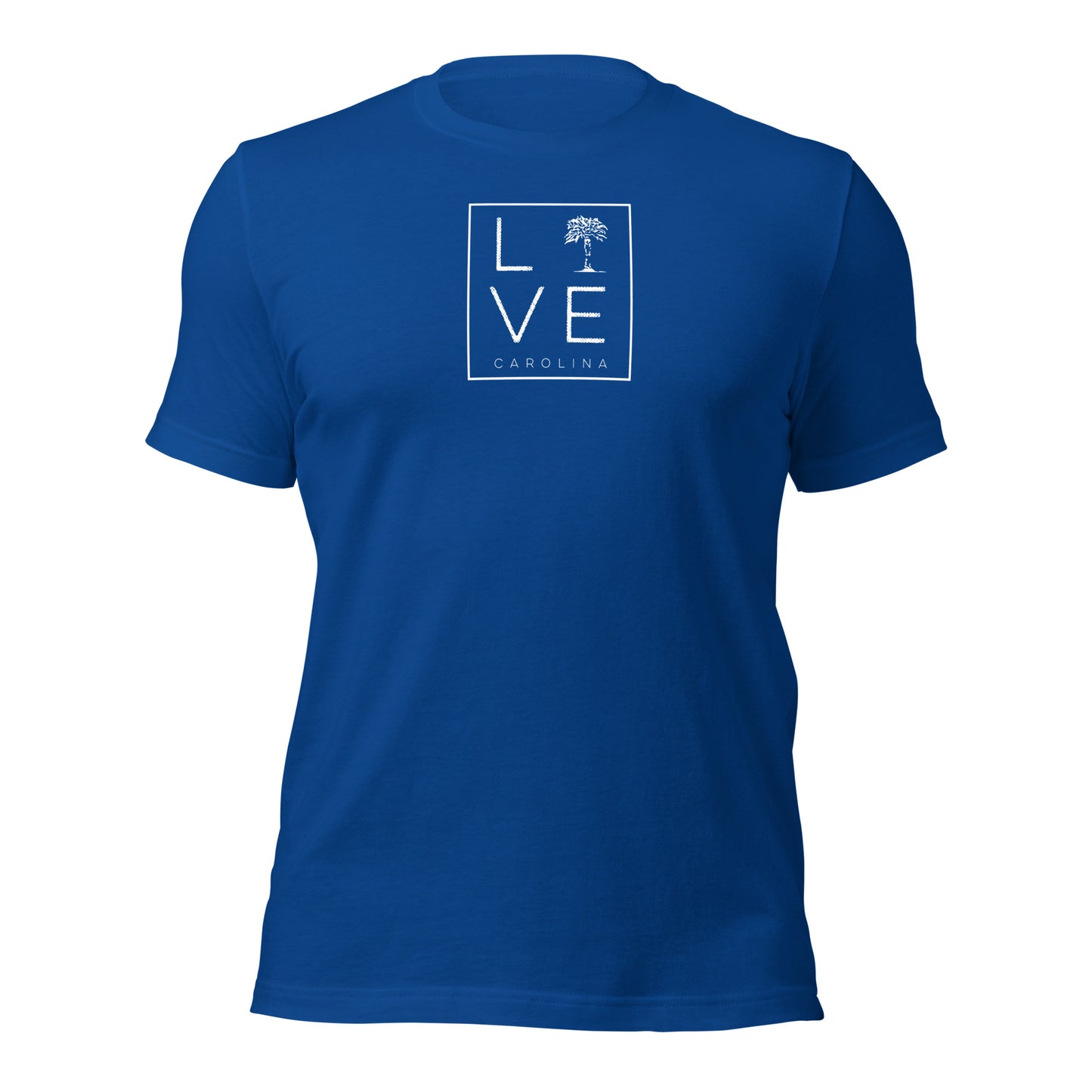 LIVE Carolina Square in White - Tee