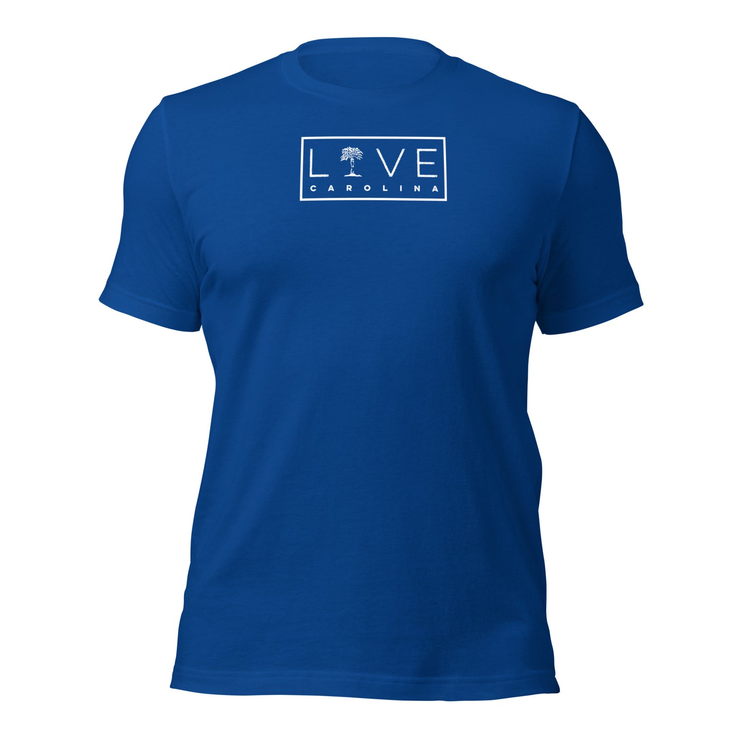 LIVE Carolina Rectangle in White - Tee